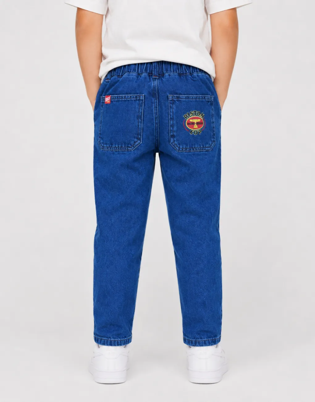 Pantalón Jean Cars Rayo McQueen Para Niños