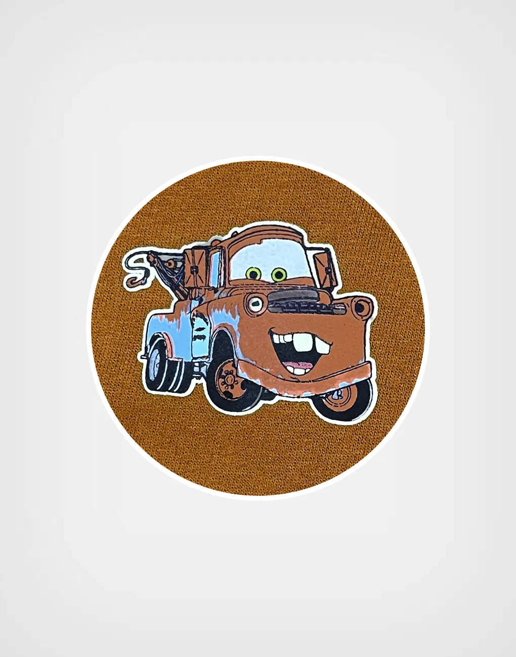 Pantalón Jogger Mate Cars Marrón Para Niños