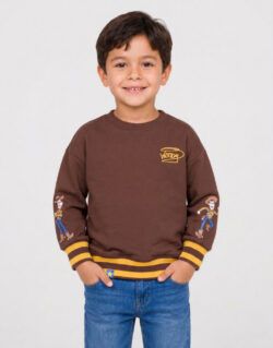 Polera Woody Toy Story Marrón Para Niños 02