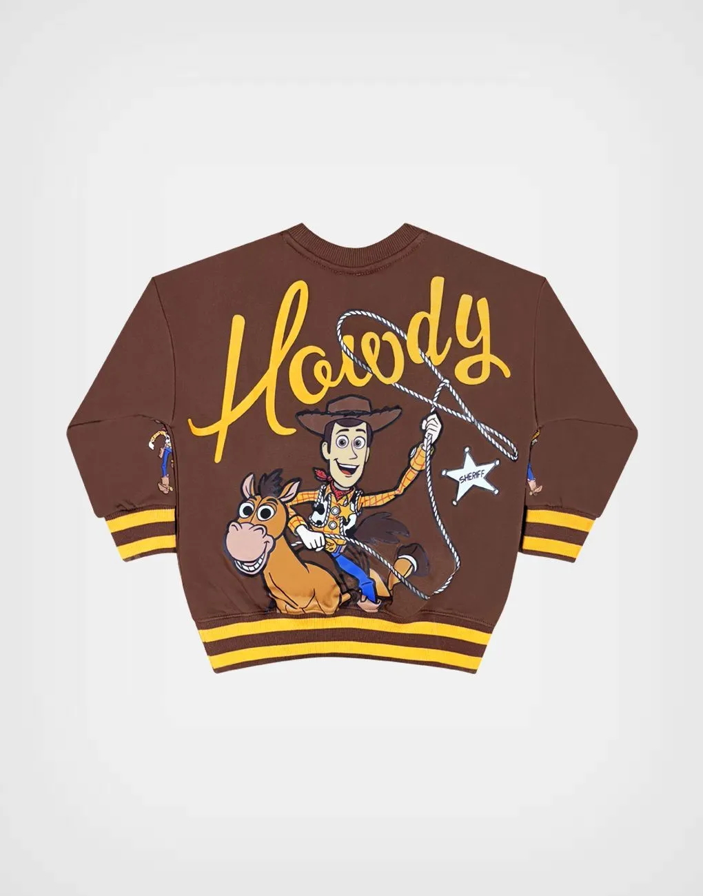 Polera Woody Toy Story Marrón Para Niños