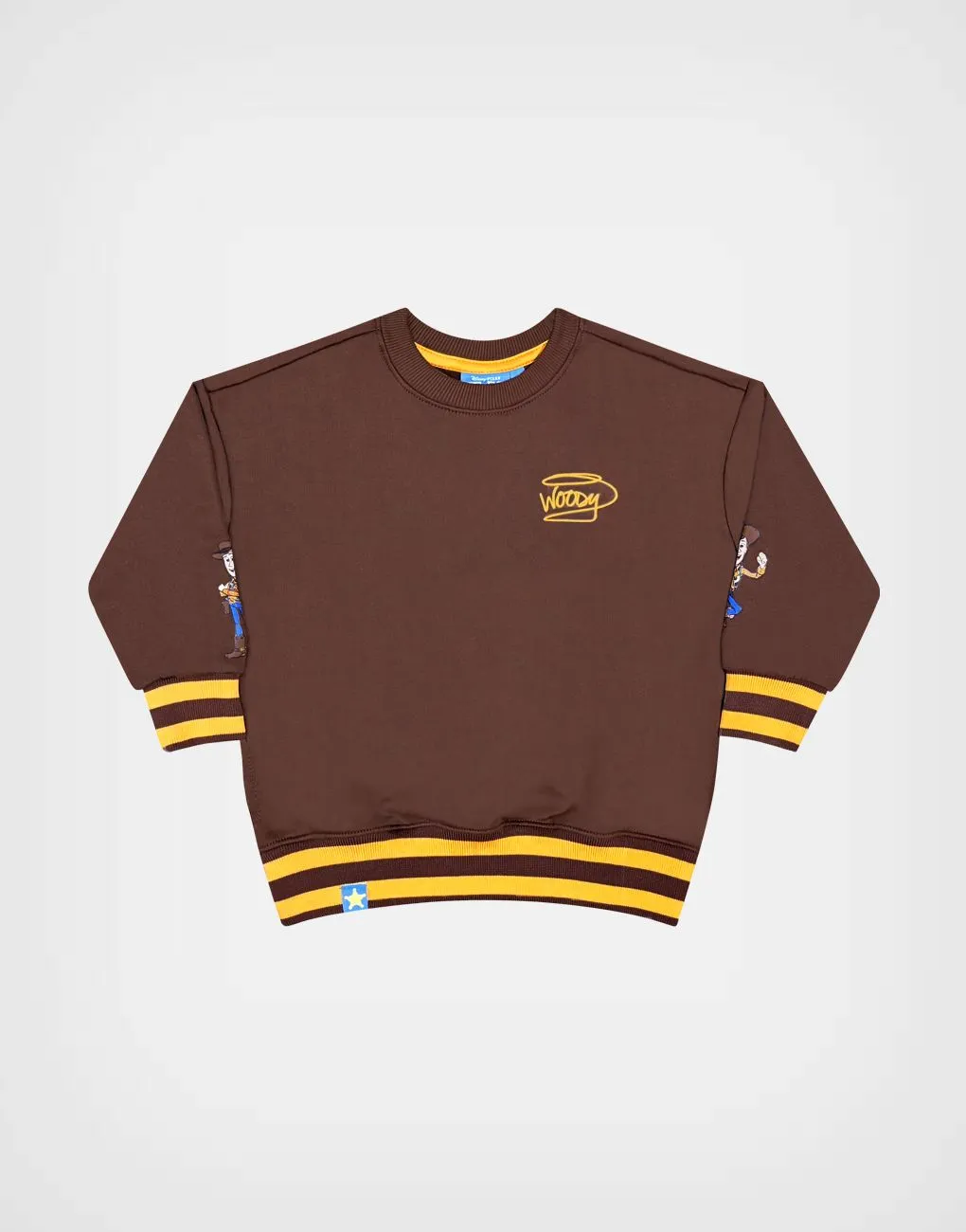 Polera Woody Toy Story Marrón Para Niños