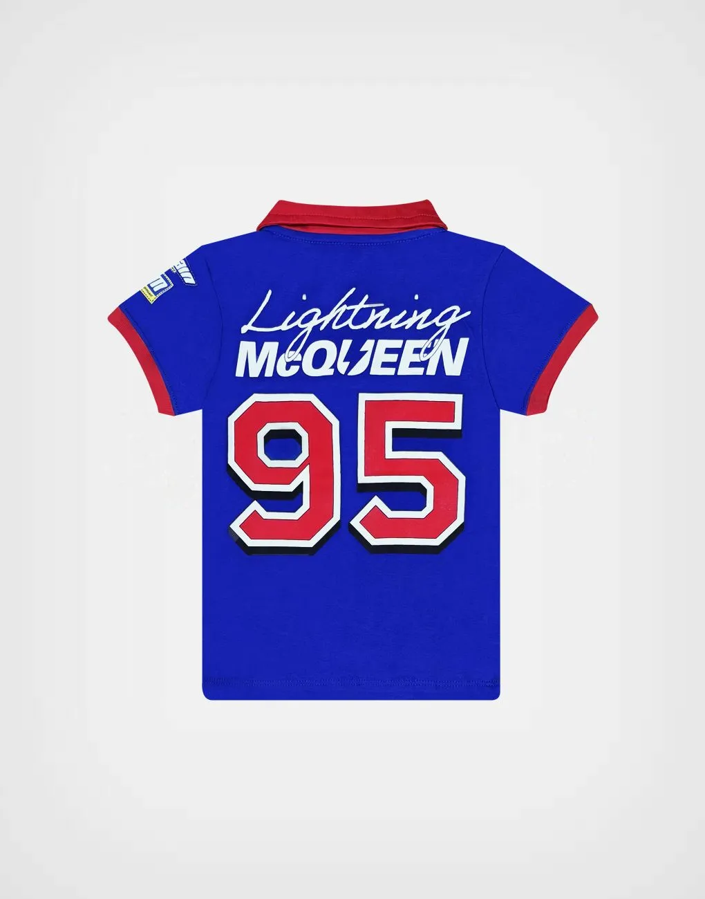 Polo Camisero Cars Rayo McQueen Color Azul Para Niños