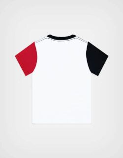 Polo Manga Corta Mickey Mouse Color Blanco Para Niños