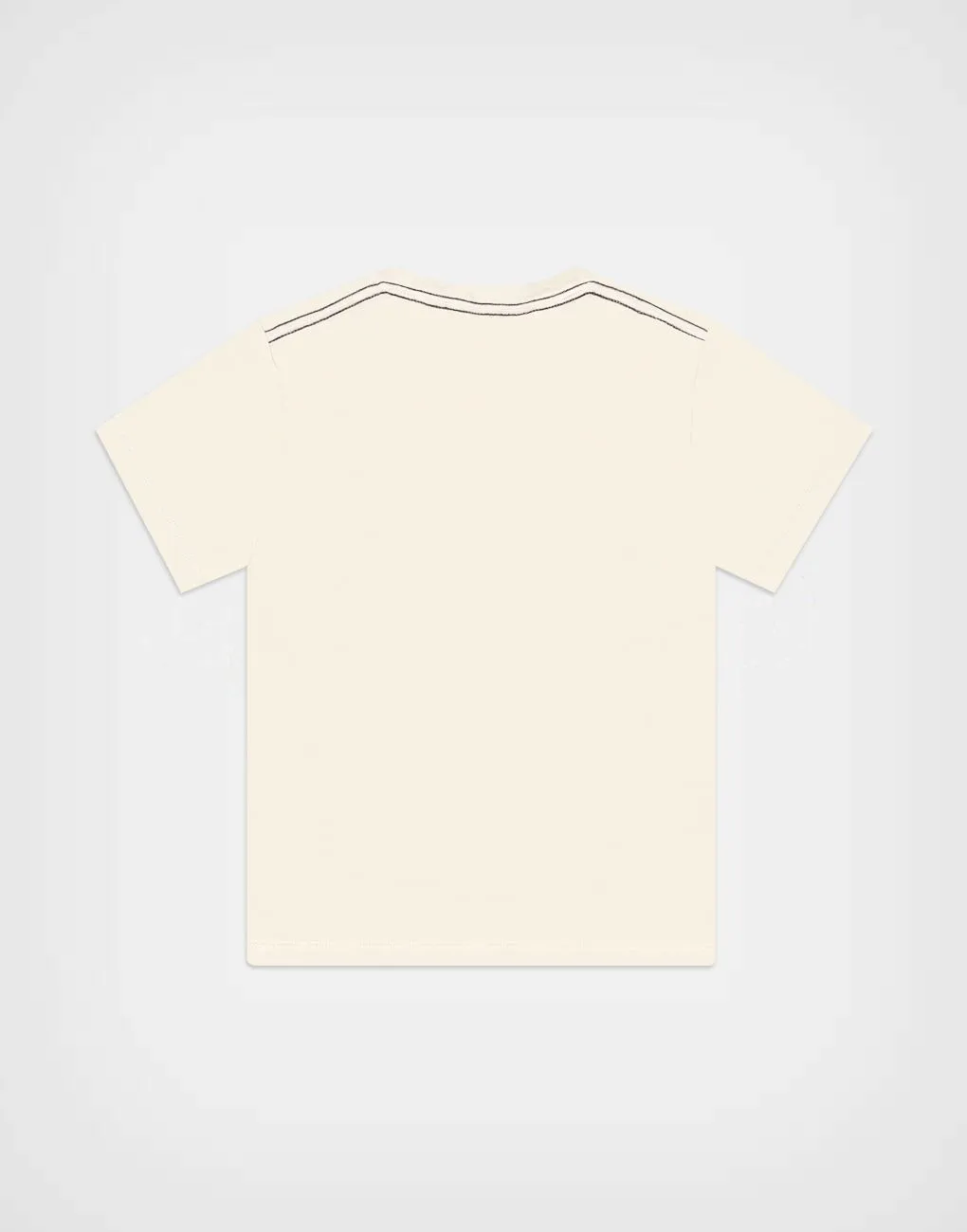 Polo Manga Corta Minecraft Creeper Color Crema Para Niños