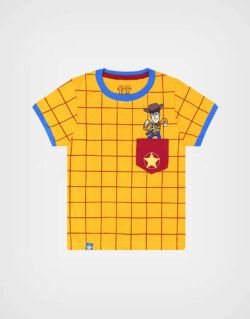 Polo Manga Corta Woody Toy Story Para Niños