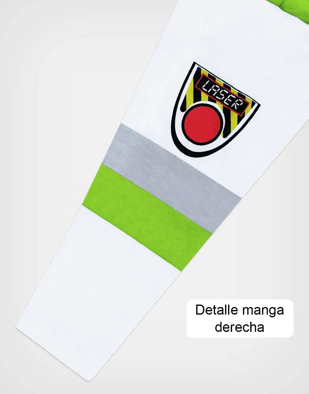 Polo Manga Larga Buzz Lightyear Toy Story Color Blanco Para Niños