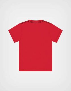 Polo Color Rojo Manga Corta Cars Rayo McQueen Para Niños