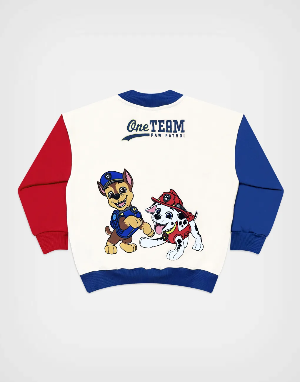 Casaca Bomber Paw Patrol Chase & Marshall Marfil Para Niños
