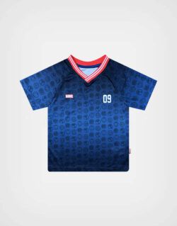 Conjunto Deportivo Marvel Color Azul Para Niños