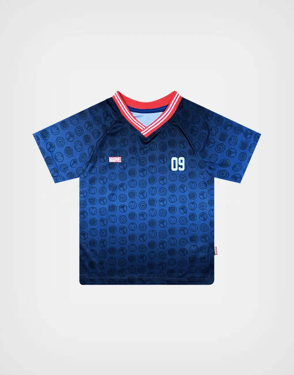 Conjunto Deportivo Marvel Color Azul Para Niños