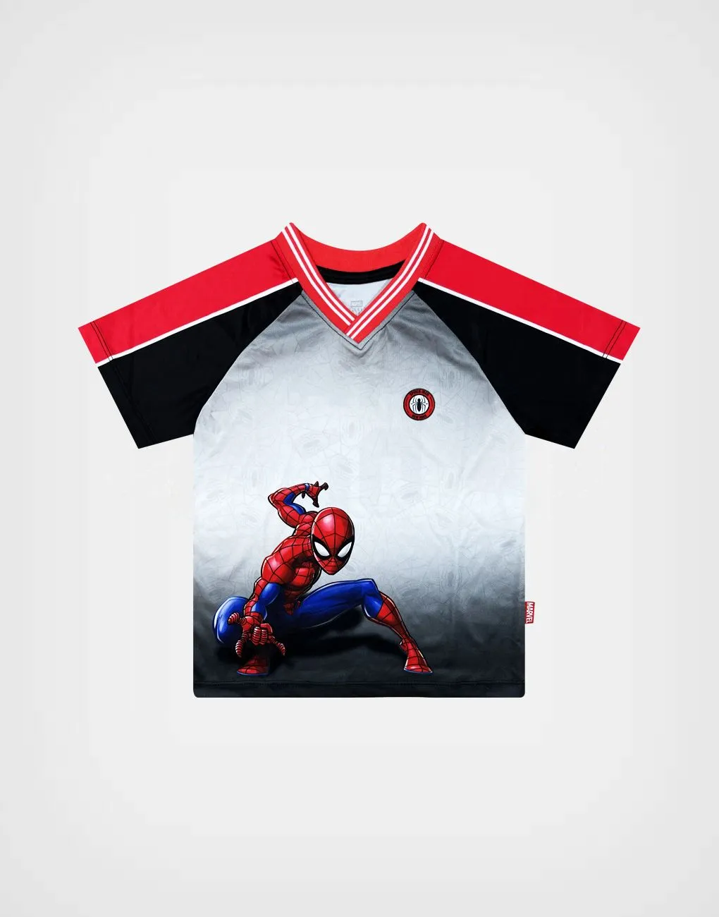 Conjunto Deportivo Spider Man Color Gris + Rojo Para Niños