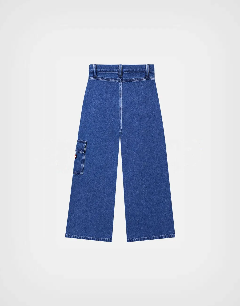 Pantalón Jean Cargo Color Azul Minnie Mouse Para Niñas