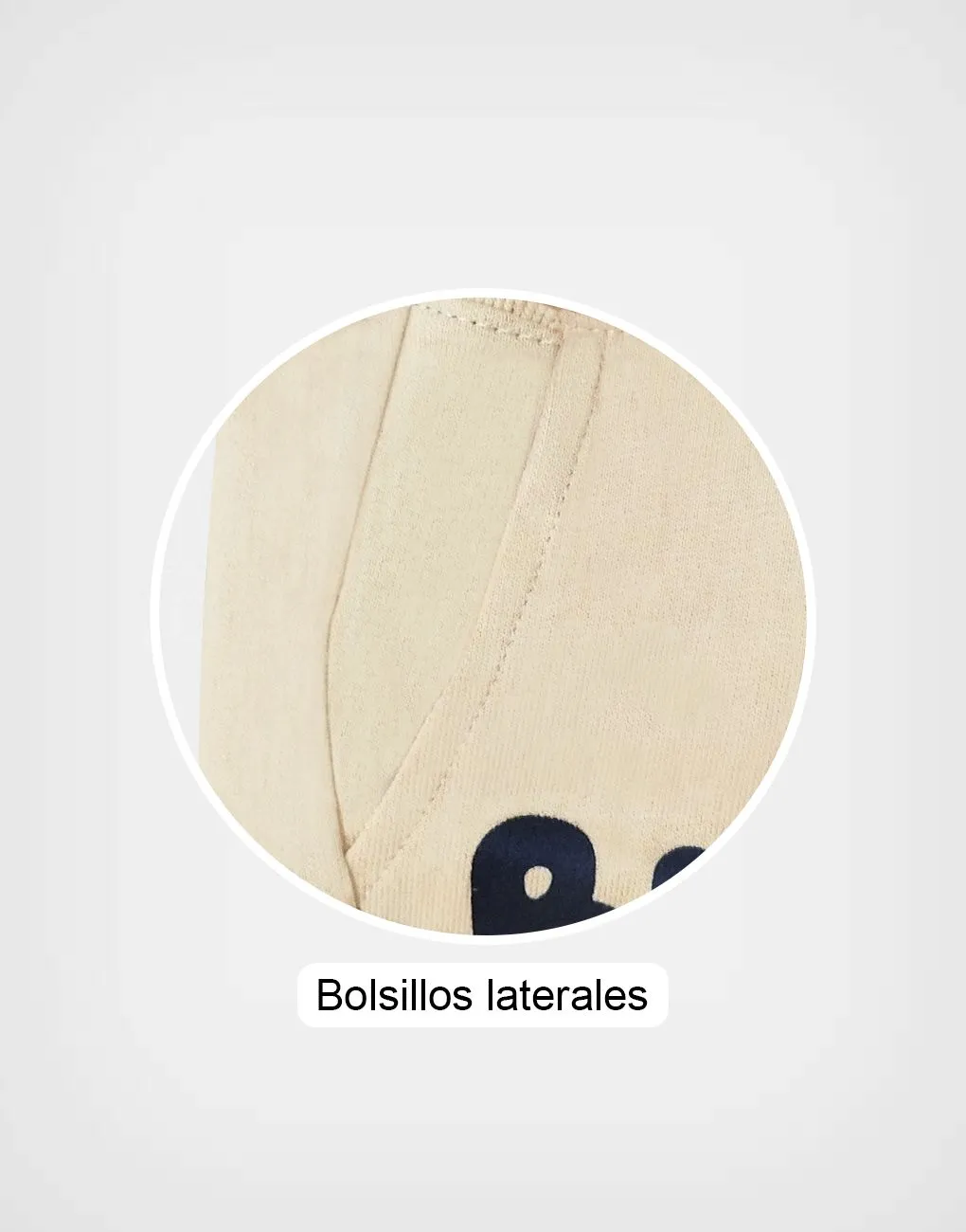 Pantalón Jogger Bluey Color Beige Para Niños