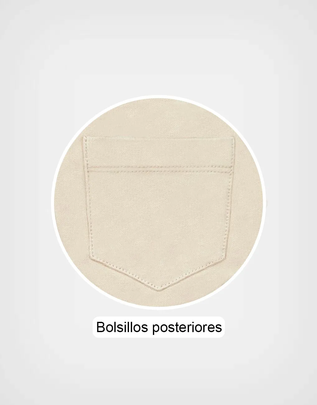 Pantalón Jogger Bluey Color Beige Para Niños