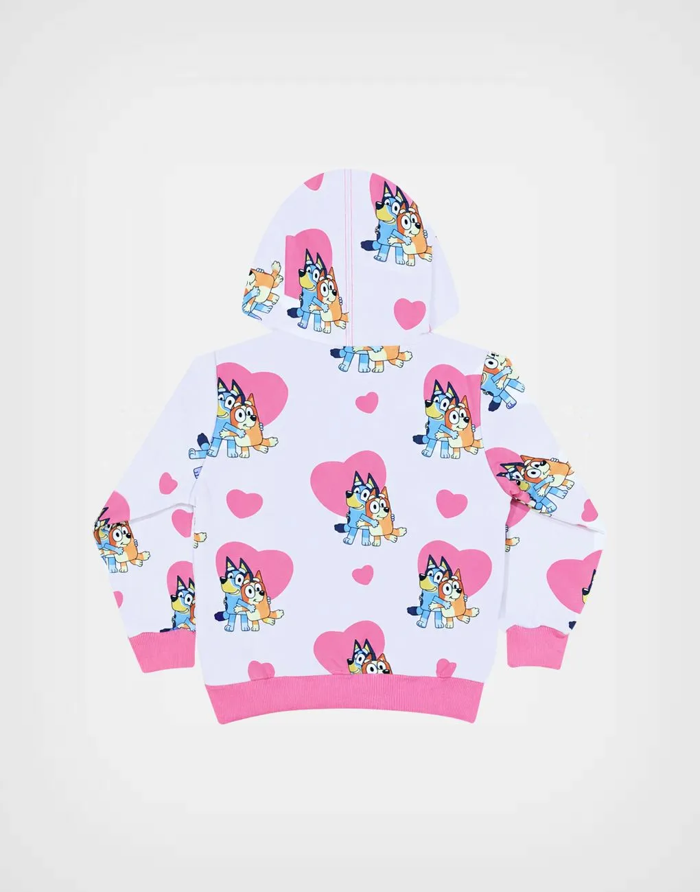 Polera Bluey Color Rosa Para Niñas