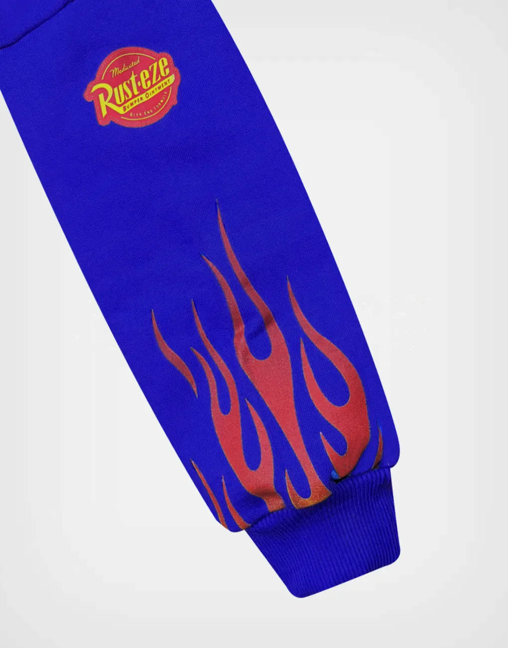 Polera Cars Rayo McQueen Azul + Rojo Para Niños