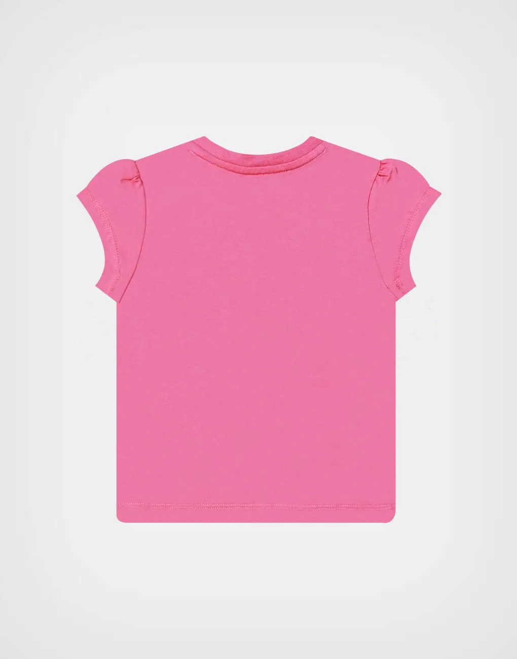 Polo Manga Corta Bluey Color Rosado Para Niñas