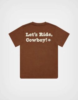 Polo Manga Corta Woody Toy Story Color Marrón Para Niños