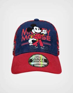 Gorra Mickey Mouse Color Azul + Rojo Para Niños