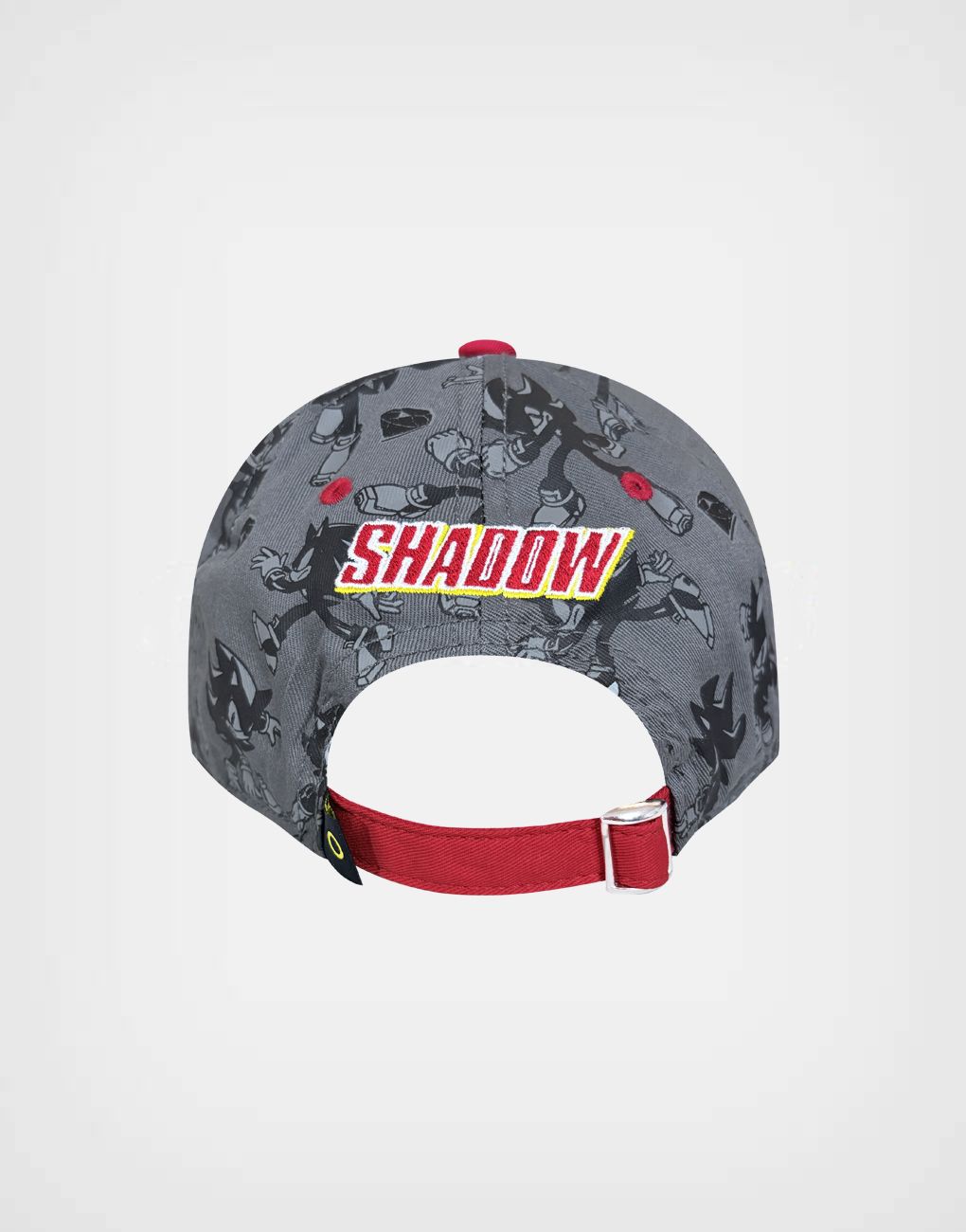 Gorra Sonic Shadow Color Roja y Gris Para Niños