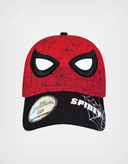 Gorra Spider Man Telaraña Roja Para Niños