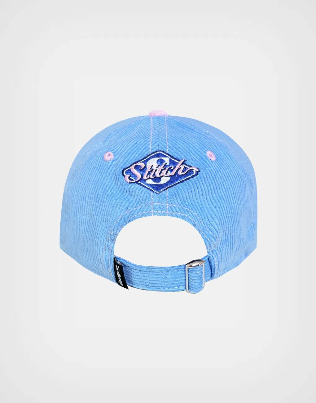 Gorra Stitch Color Azul + Rosa Para Niñas