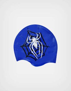 Gorro de Natación Spider Man Araña Color Azul Para Niños