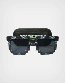 Lentes de Sol Minecraft Creeper Color Negro con Estuche Para Niños
