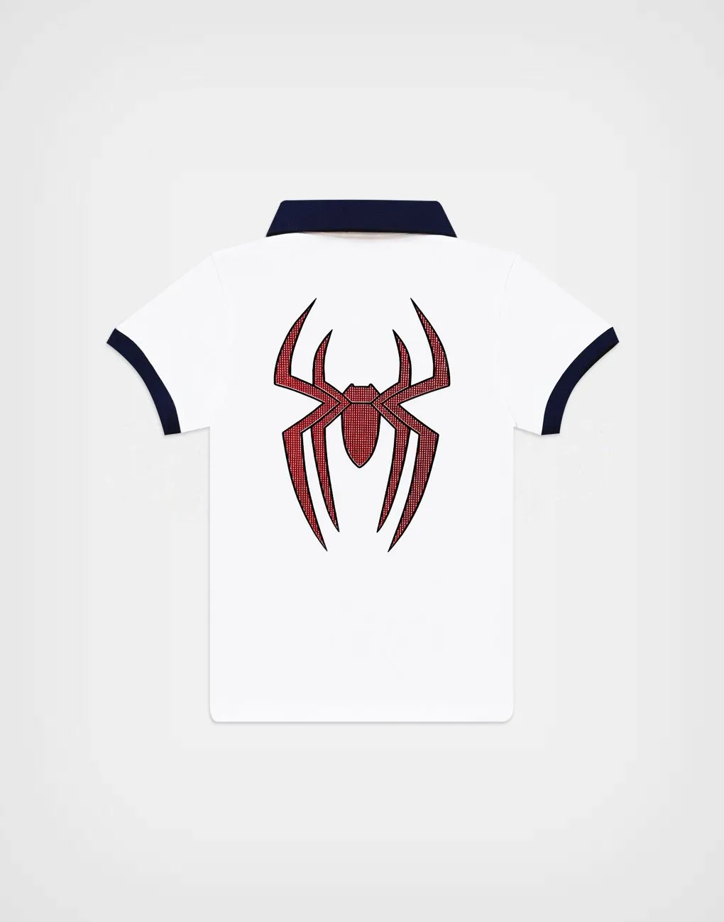 Polo Camisero Spider Man Color Blanco Para Niños