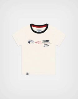 Polo Manga Corta Cars Rayo McQueen Rust-eze Color Marfil Para Niños