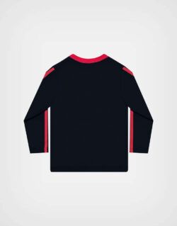 Polo Manga Larga Cars Rayo McQueen Color Negro Para Niños