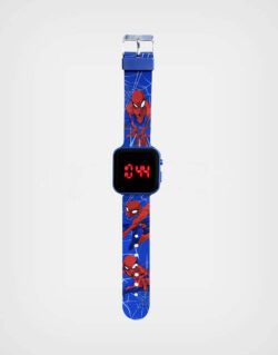 Set Reloj y Billetera Spider Man Color Azul Para Niños