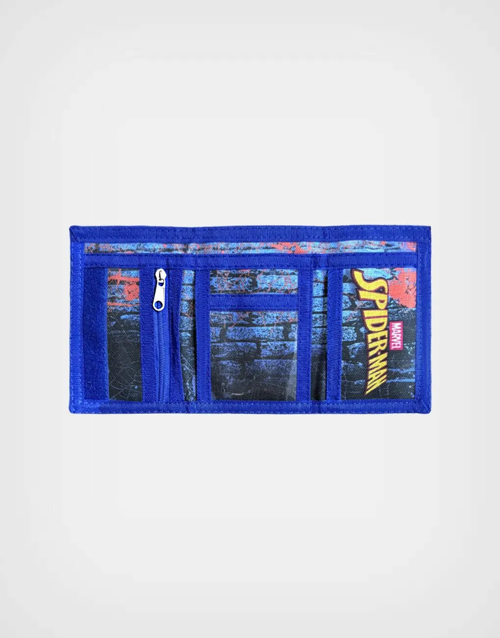 Set Reloj y Billetera Spider Man Color Azul Para Niños