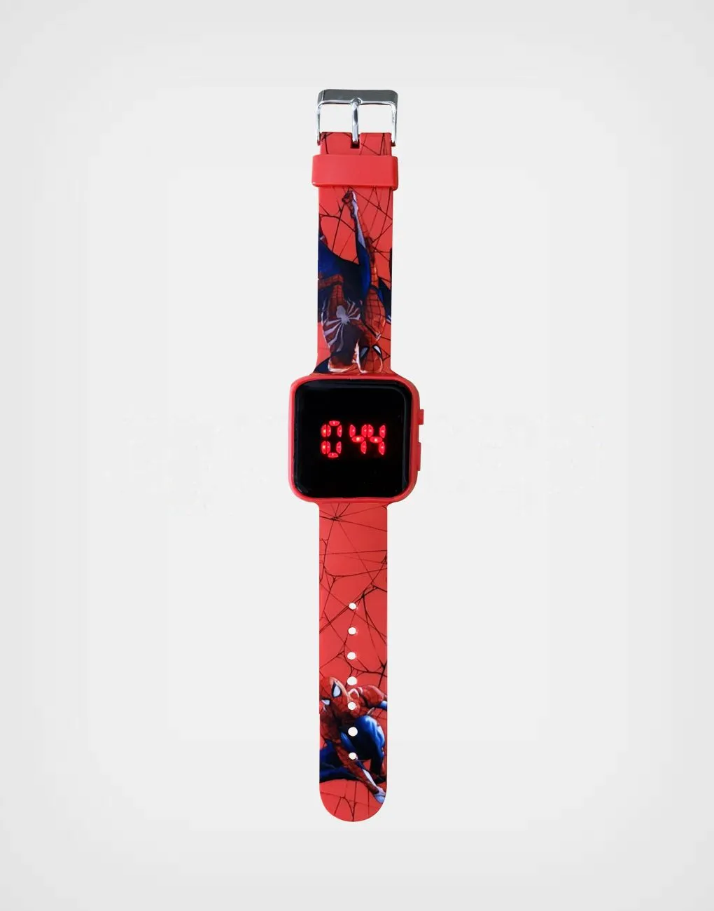 Set Reloj y Billetera Spider Man Color Rojo Para Niños