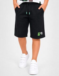 Bermuda Minecraft Negro para niños