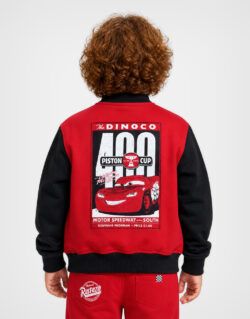 Casaca Cars Rayo McQueen Rojo + Negro Para Niños