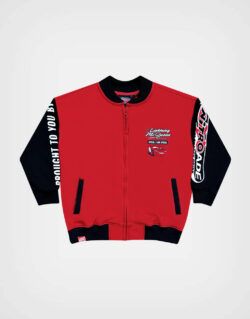 Casaca Cars Rayo McQueen Color Rojo + Negro Para Niños
