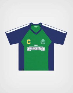Polo Deportivo Minecraft Creeper Verde Para Niños