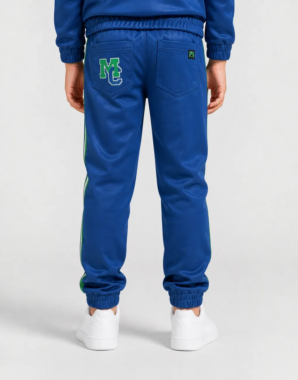 Pantalón Deportivo Minecraft Creeper Azul Para Niños
