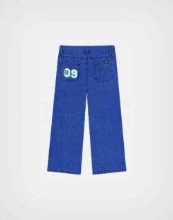 Pantalón Jean Minecraft Creeper Color Azul Para Niños