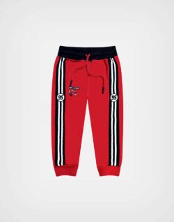 Pantalón Jogger Cars Rayo McQueen Color Rojo Para Niños
