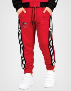 Pantalón Jogger Cars Rayo McQueen Rojo Para Niños