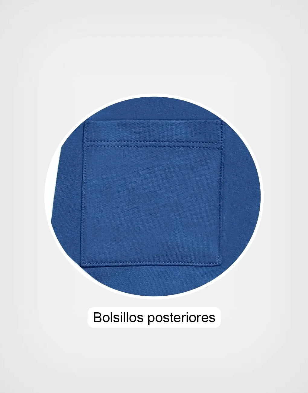 Pantalón Jogger Stitch Color Azul Para Niñas