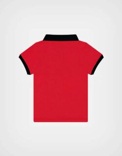 Polo Camisero Cars Rayo McQueen & Mate Color Rojo Para Niños