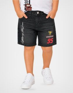 Short Jean Cars Rayo McQueen Negro