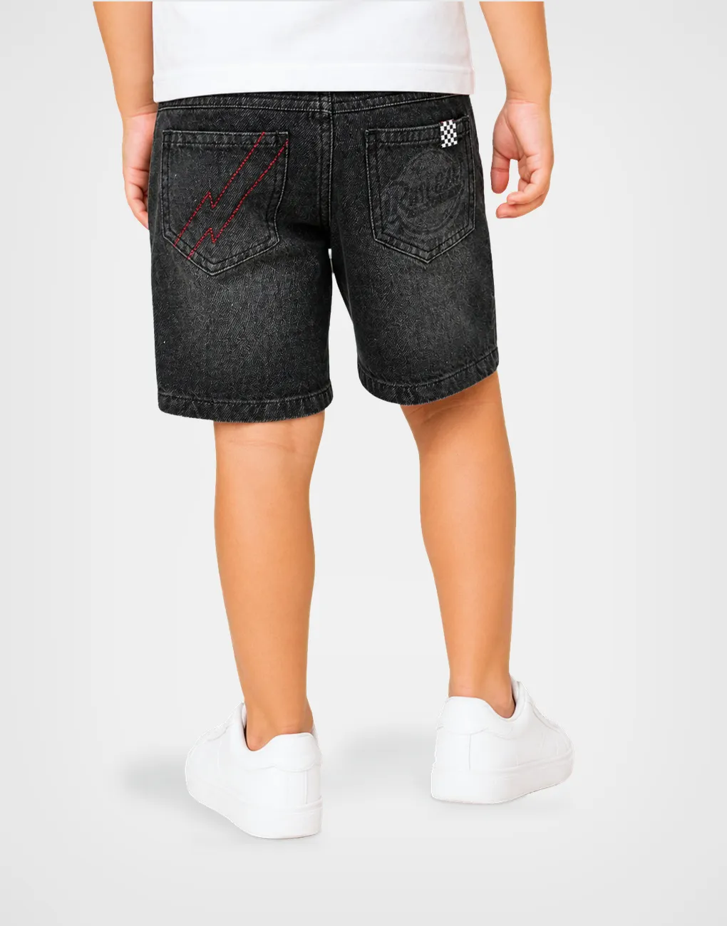Short Jean Cars Rayo McQueen Negro