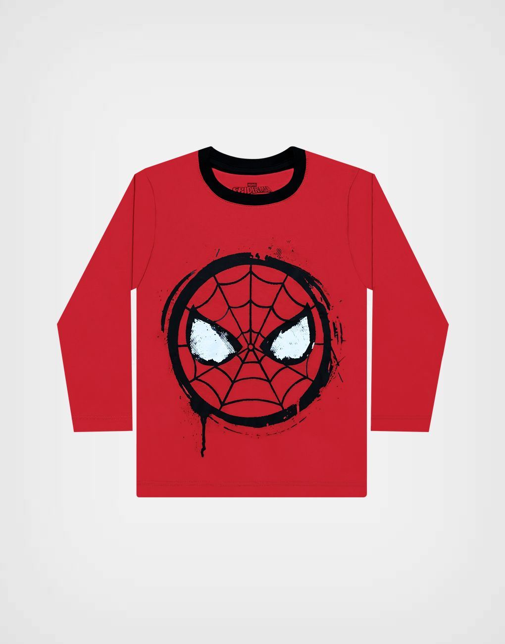 Pijama Manga Larga Spider Man Color Rojo Para Niños