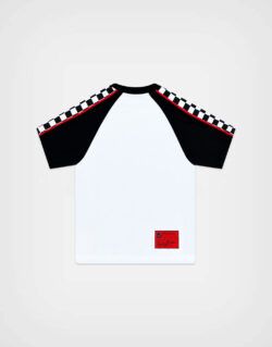 Polo Manga Corta Cars Lightning McQueen Color Blanco Para Niños