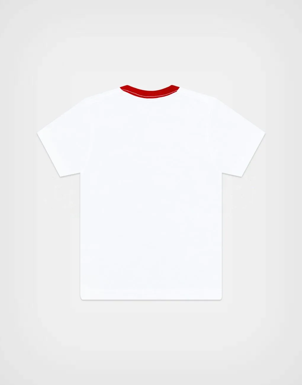 Polo Manga Corta Cars Rayo McQueen & Mate Racing Color Blanco Para Niños
