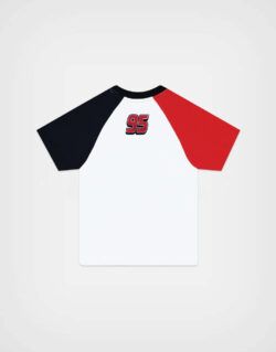 Polo Manga Corta Cars Rayo McQueen Color Rojo + Negro Para Niños